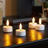 Three Kings Tealights Xmas Three Kings Flameless T-Lights - 4PK